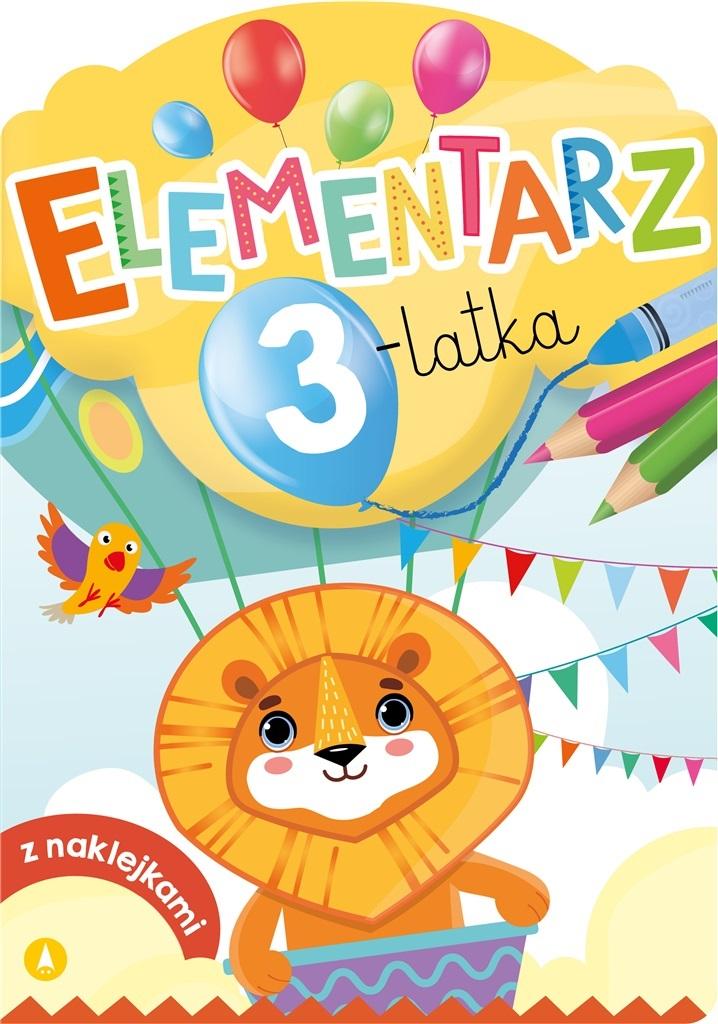 Elementarz 3-latka z naklejkami - Anna Horosin - książka
