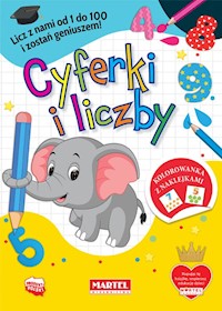 Kolorowanka Cyferki i liczby z naklejkami - Ratajszczak Katarzyna - książka