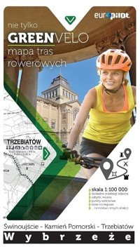 Wybrzeże zachodnie. Nie tylko Green Velo. Mapa tras rowerowych -  - książka