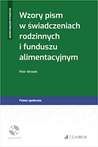 Wzory pism w świadczeniach rodzinnych i funduszu alimentacyjnym - Mrozek Piotr - książka