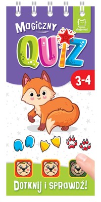 Magiczny quiz z liskiem Dotknij i sprawdź - Podgórska Anna - książka