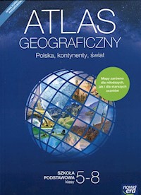 Atlas geograficzny 5-8 Polska, kontynenty, świat -  - książka