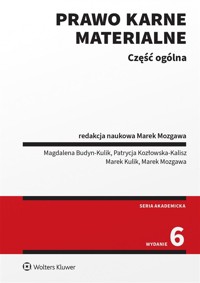 Prawo karne materialne. Część ogólna. - zbiorowa praca - książka