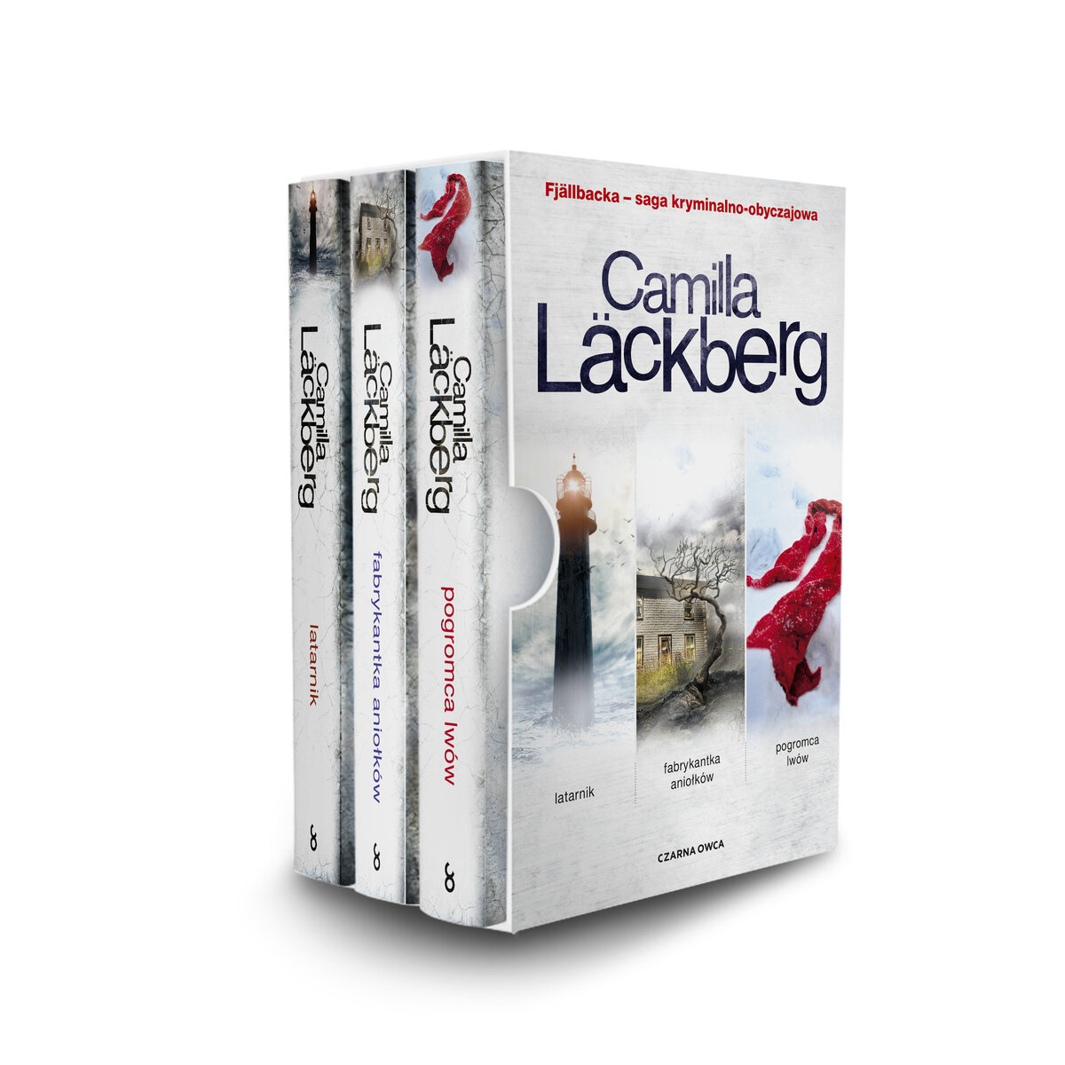 Pakiet: Fjällbacka. Tomy 7-9. Latarnik / Fabrykantka aniołków / Pogromca lwów - Camilla Läckberg - książka