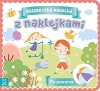 Książeczka malucha z naklejkami Na spacerze -  - książka