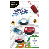 Stempelki - pojazdy alarmowe 3 szt. Kidea -  - książka
