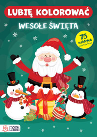 Wesołe święta Lubię kolorować - Majewska Monika - książka