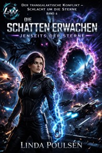 Der transgalaktische Konflikt - Schlacht um die Sterne - Band 4 - Die Schatten erwachen - Jenseits der Sterne - Linda Poulsen - ebook