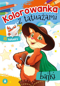 Kolorowanka z tatuażami Bajki -  - książka