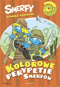 Kolorowe perypetie smerfów Dżungla kłopotów - Jamrógiewicz Marta - książka