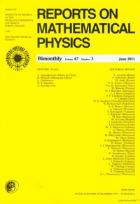 Reports on Mathematical Physics 67/3 -  - książka