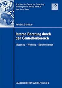 Interne Beratung durch den Controllerbereich - Hendrik Schlüter - ebook