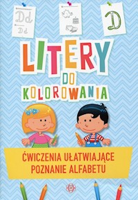 Litery do kolorowania -  - książka