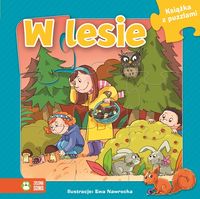 Książka z puzzlami W lesie -  - książka