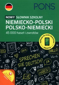 Pons Nowy słownik szkolny niemiecko-polski, polsko-niemiecki - Czerska Urszula, Śmidowicz Luiza, Taborek Janusz - książka