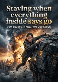 Staying when everything inside says go - Emily Rivers - ebook