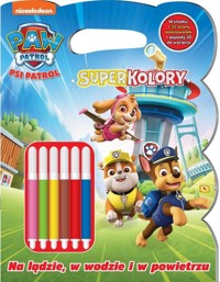 Psi Patrol Superkolory cz. 8 Na lądzie, w wodzie i w powietrzu -  - książka