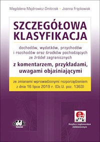 Szczegółowa klasyfikacja dochodów, wydatków, przychodów i rozchodów oraz środków pochodzących ze źródeł zagranicznych - Majdrowicz-Dmitrzak Magdalena, Frąckowiak Joanna - książka