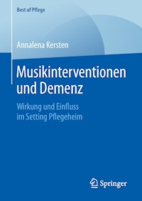 Musikinterventionen und Demenz - Annalena Kersten - ebook