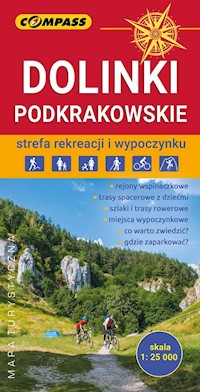 Dolinki Podkrakowskie mapa turystyczn 1:25 000 -  - książka