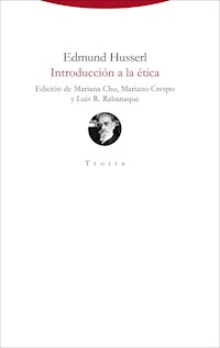 Introducción a la ética - Edmund Husserl - ebook