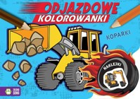 Odjazdowe kolorowanki Koparki -  - książka