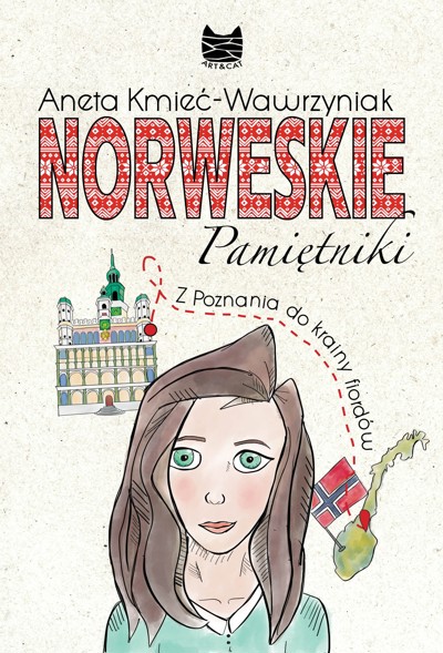 Okładka książki Norweskie Pamiętniki. Z Poznania do krainy fiordów
