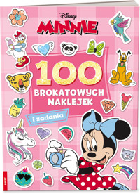 Minnie 100 brokatowych naklejek -  - książka