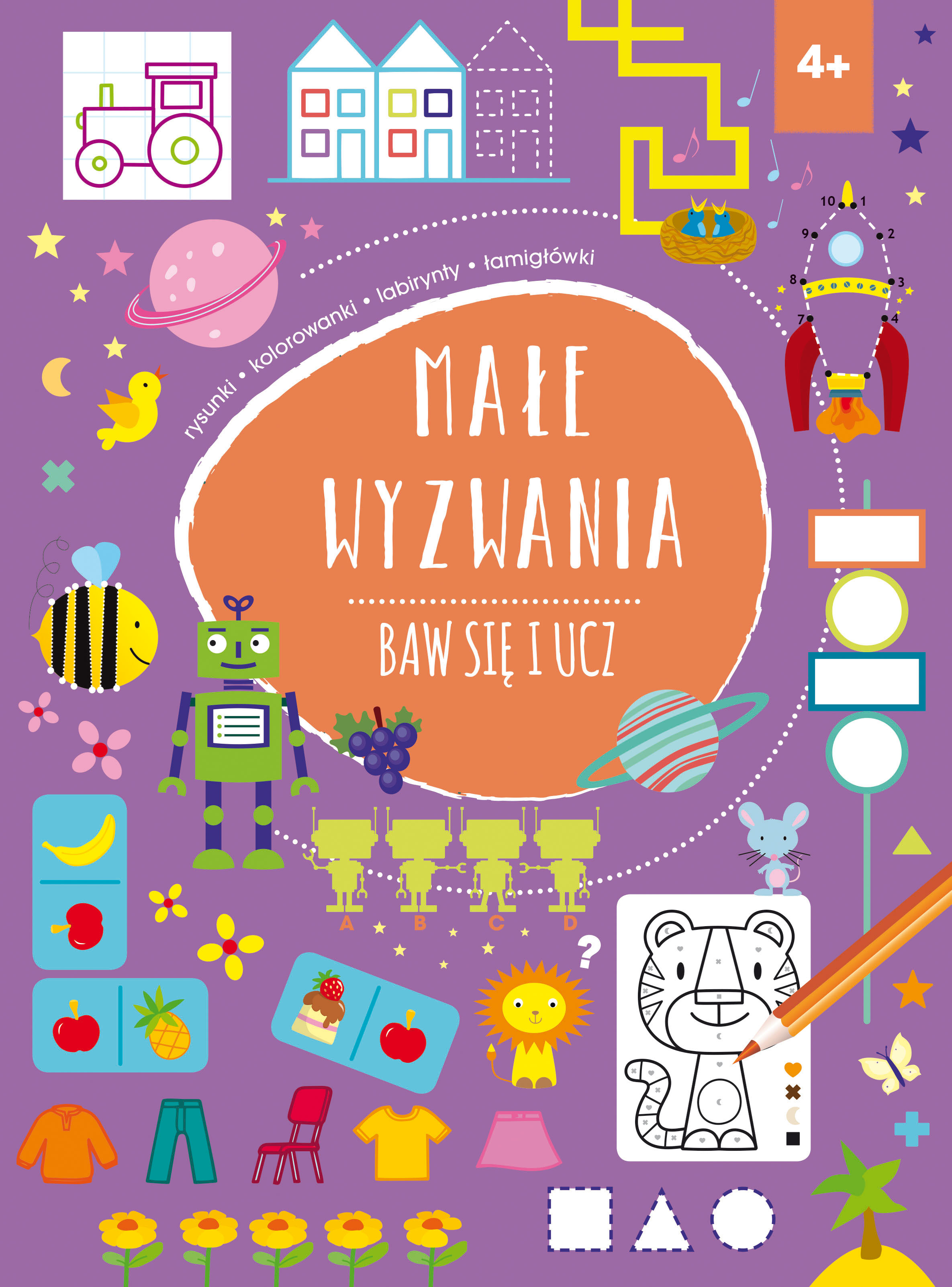 Małe wyzwania. Baw się i ucz - zbiorowa praca - książka