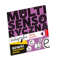 Multisensoryczna kaligrafia. Litery pisane - Anna Borchard - książka