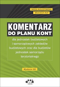Komentarz do planu kont - Augustowska Maria, Rup Wojciech - książka