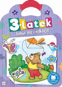 3-latek bawi się i nakleja Część 1 -  - książka