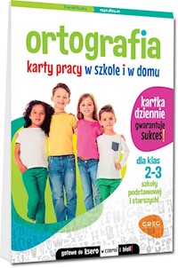 Ortografia Klasa 2-3 Karty pracy w szkole i w domu - Kurdziel Marta - książka