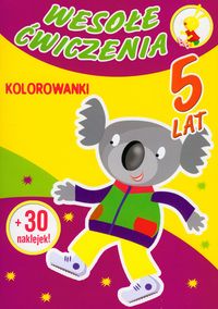 Kolorowanki 5 lat wesołe ćwiczenia - Malicki Marcin - książka