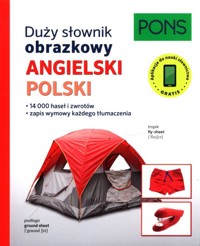 Duży słownik obrazkowy Angielski -  - książka