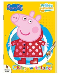 Peppa Pig Wodą malowane Chlup w kałużę! -  - książka