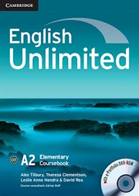 English Unlimited Elementary Coursebook with e-Portfolio DVD-ROM - Tilbury Alex, Clement Theresa - książka