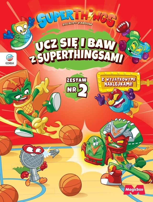 SuperThings. Ucz się i baw z SuperThingsami. Zestaw 2 - zbiorowa praca - książka