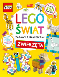 LEGO® świat. Zabawy z naklejkami. Zwierzęta - Emma Wicks, Jenny Edwards - książka
