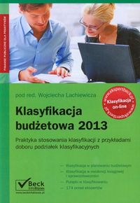 Klasyfikacja budżetowa 2013 -  - książka