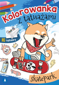 Kolorowanka z tatuażami Skatepark -  - książka