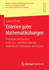 Kriterien guter Mathematikübungen - Juliane Püschl - ebook