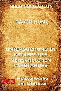 Untersuchung in Betreff des menschlichen Verstandes - David Hume - ebook