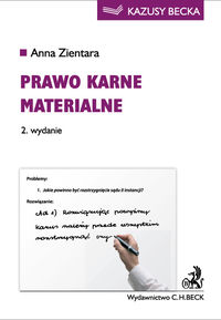 Prawo karne materialne - Anna Zientara - książka