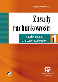 Zasady rachunkowości zbiór zadań z rozwiązaniami 1 - Chałupczak Jolanta - książka