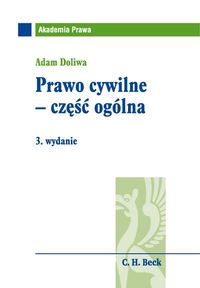 Prawo cywilne część ogólna - Adam Doliwa - książka
