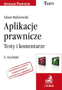 Aplikacje prawnicze Testy i komentarze - Malinowski Adam, Dąbrowski Grzegorz - książka