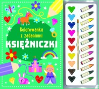 Kolorowanka z zadaniami. Księżniczki - zbiorowa praca - książka