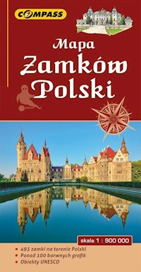 Mapa Zamków Polski 1:900 000 -  - książka