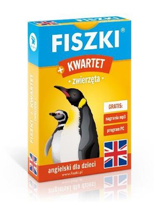 Fiszki. Język angielski. + Gra Kwartet. Zwierzęta - zbiorowa praca - książka